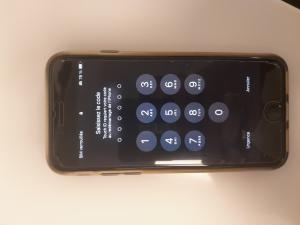 CS525/2024 I PHONE DARK BLU WITH TRANSPARENT CASE